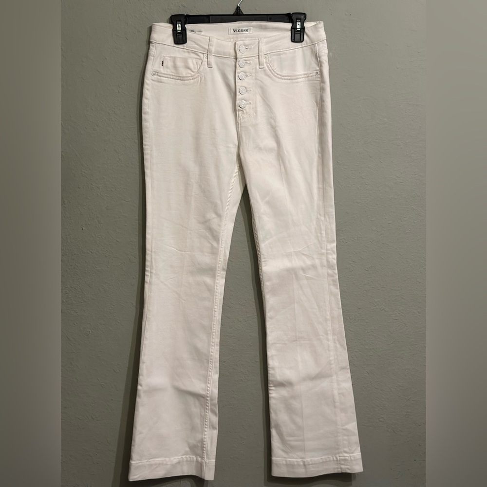 NWOT VIGOSS ACE HIGH RISE BOOT CUT TROUSERS